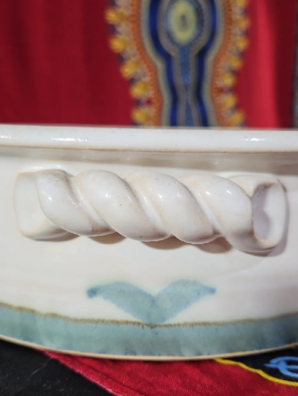 Vintage VAUN Handcrafted Studio Pottery Stoneware Lidded Casserole Dish - Signed